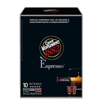 Caffè Vergnano Intenso Kapseln für Nespresso-Maschine (10 St.)