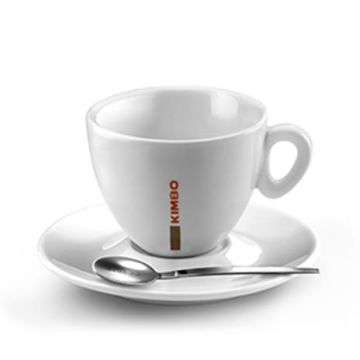 Kimbo LARGE Cappuccino-Tasse und Untertasse (280 ml)