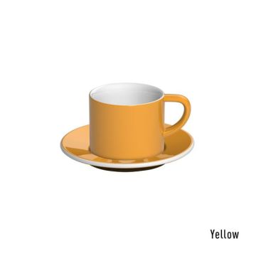 Loveramics Bond Cappuccino-Tasse und Untertasse (150ml) gelb