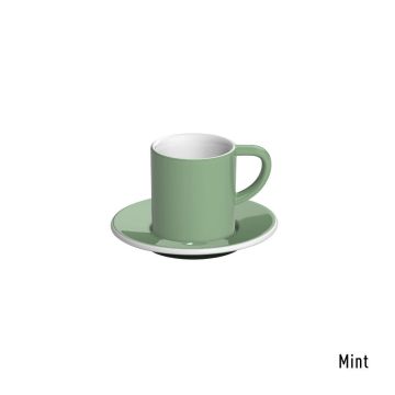 Loveramics Bond Espresso-Tasse und Untertasse (80ml) mintgrün