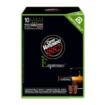 Caffè Vergnano LUNGO Kapseln für Nespresso-Maschine (10 St.)
