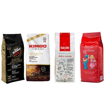 Probierpaket Kaffeebohnen - DOLCE (4 kg)