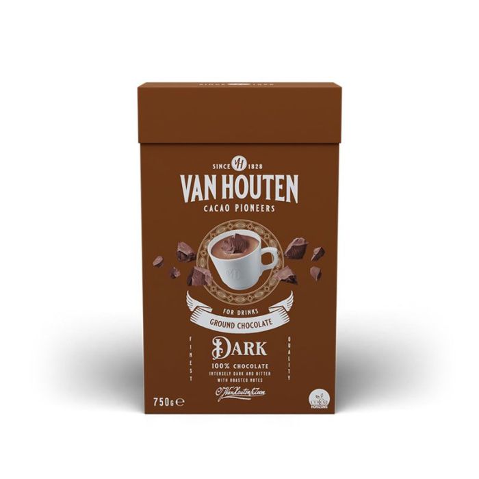 Van Houten ground chocolate dark