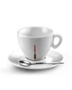 Kimbo LARGE Cappuccino-Tasse und Untertasse (280 ml)